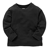 西松屋 [EFD] 天竺無地長袖Ｔシャツ 【80cm・90cm・95cm】　95　ブラック