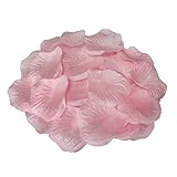 JUYO VONSAN® 1000枚 フラワーシャワー ローズ バラ 花びら 演出 造花 セット 生花 風 結婚式 ウエディング 次会 パーティー (紅梅色)