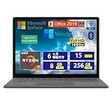 【整理済み品】マイクロソフト ノートpc Microsoft Surface Laptop 4 15インチ大画面/AMD Ryzen7 4980U(2GHz)/Windows11 Pro/MS Office2019/WIFI/USB3.0搭載/Type-c/Bluetooth/日本語キーボード/正規品パッケージ/ (メモリ8GB/SSD256GB)