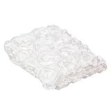 Chinatera Newborn Baby Photography Props Boy Girl 3D Rose Flower Backdrop Blanket Rug (White) by Chi