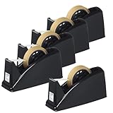 プラス テープカッター ブラック 5個セット TC-101E 37-297×5