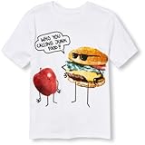 THE CHILDREN'S PLACE(ザ・チルドレンズプレイス) ボーイズショートスリーブグラフィックティ ホワイト トップス半袖Tシャツ 14歳【並行輸入】