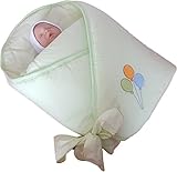 BlueberryShop Classic Swaddle Wrap Blanket Duvet for Newborn Baby 100% Cotton ( 0-3m ) ( 78 x 78 cm 