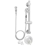 Speakman SM-7490-ADA-P Caspian Anystream Handheld Shower with hose, Diverter Shower Valve, and ADA A
