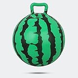 ノベルティホッパーボールハンドルボールおもちゃfor Children and Baby、インフレータブルスイカBouncy Ball Jumping Bounce Stressボール子供Health