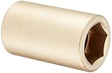 Ampco Safety Tools DW-3/4D33MM Socket Deep Well Non-Sparking Non-Magnetic Corrosion Resistant 3/4 Dr