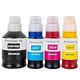 【SHUOLEI】Canon用 キャノン用 GI30 GI-30 GI-30PGBK GI-30C GI-30M GI-30Y 互換インクボトル 対応機種:G5030/G6030/G7030/GM4030/GM2030 (4色セット BK 顔料 170ML C/M/Y 染料 70ML)