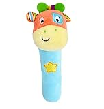 幼児ベビーキッズアニマルソフトぬいぐるみぬいぐるみラトルラブリーキリン