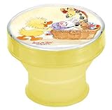 大西賢製販 Suzy'Zoo シリコン折りたたみカップ ピルケース付き イエロー SZG-652