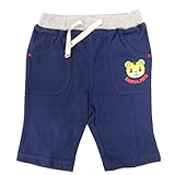 しまじろう ベビー服 リブ切替パンツ ボトムス ズボン (85ネイビー/95cm)
