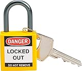 Brady 143158 Compact Safety Lock, Yellow by Brady