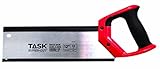 Task Tools T81212 12-Inch 12-Point Super Cut Backsaw, Rubber Grip [並行輸入品]