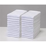 総パイル白タオル24枚組白【代引不可】 ファッション ハンカチ タオル [並行輸入品]