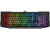 Rosewill NEON K42 RGB メンブレン メカニカル ゲーミングキーボード 26キーアンチゴースト 6マルチメディアホットキー 8LEDバックライトモード
