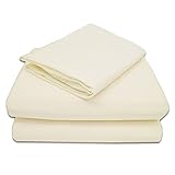 American Baby Company 100% Cotton Jersey Knit Toddler Sheet Set, Ecru