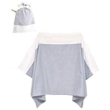 アビックス マミールナ ポンチョ型授乳ケープ(レース付き) フリー ネイビー 平織 879429