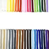 E-Goal ファスナー ジッパー カラフル ハンドメイド用 39色 各1本セット 20cm