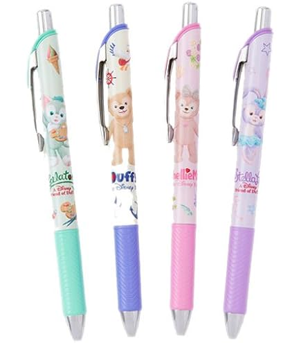 ウェアスマイルズグロウ　ダッフィー&フレンズ　ボールペンセット黒　シェリーメイ Amazon | ボールペン 黒7本 ダッフィー＆フレンズ 「ウェア