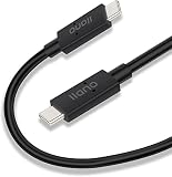 llano Type C ケーブル 100W/5A PD対応 超急速充電 タイプ E-Marker chip採用 ケーブル 高速転送 断線防止 MacBook、iPad Pro/Air/Mini 6、Surface、 Galaxy 、Xperia、 Windows PC/ノートパソコン等Type C機種対応 USB-Cケーブル(1.8M)黒