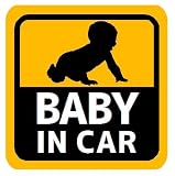 かわいい BABY IN CAR マグネットステッカー