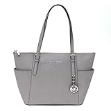 マイケルコース MICHAEL KORS 30F2STTT8L PEAL GREY MKチャーム付 ショルダー・トートバッグ A4サイズ対応 JET SET ITEM EW TZ TOTE [並行輸入