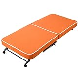 替えカバー式折りたたみベッドオレンジSPB-55