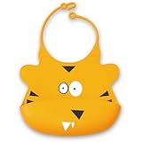 Babisil Fu Munch Mate Bib (Orange Tiger) by Babisil By Bebeco