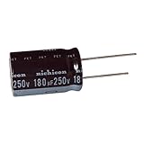 【100個】 電解コンデンサー 250V 180uF Nichicon