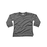 (ベイビーバグズ) Babybugz 赤ちゃん・ベビー用 コットンリッチ スウェットプルオーバー トレーナー (18-24ヶ月) (ヘザーグレーメランジェ)