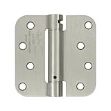 Deltana DSH4R515 Single Action Steel 4-Inch x 4-Inch x 5/8-Inch Spring Hinge [並行輸入品]