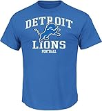 NFLデトロイトライオンズメンズGreatness Tee、Large、スポーツブルー