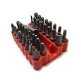 ネジセキュリティ改ざん防止スパナスター六角トルクス翼ドライバービットで1/4 "6.35ミリメートル磁気ホルダードリルツール33ピース
