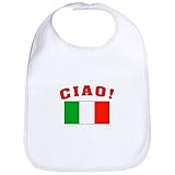 CafePress - Ciao Italia Italy Flag - Bib by CafePress