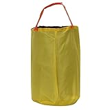 クリエイティブかわいいポータブル車のストレージのバケツのゴミ箱の折り畳み式の車ハンギングバスケット - 青