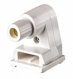 Leviton 2536 Slimline Base, Single Pin, Fluorescent Lampholder, Pedestal, White by Leviton