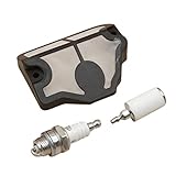 Baosity チェーンソー部品　燃料フィルター　エルフィルター　スパークプラグ　Husqvarna 36 41 136 137 141 142適用　