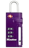 Master Lock 4693D Set Your Own Combination TSA-Accepted Luggage Lock with Identification Tag 1-1/4 A