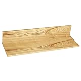 arne ウォールラック 壁掛け棚 本棚 木製 飾り棚 幅80cm 石膏ボード L字型棚 シェルフ up rack 800 タモ