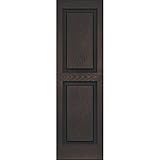 Vantage 3114047046 14X47 Raised Panel Shutter/Pair 046, Chocolate Brown [並行輸入品]