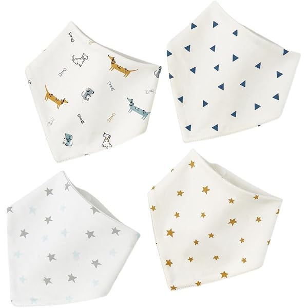 Amazon.co.jp: [Jixin4you] スタイ 四枚セット よだれかけ 赤ちゃん