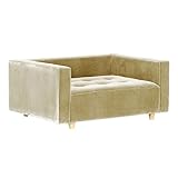 arne ベンチソファ ベンチ イス 背もたれ 肘掛け 片肘付き コーナーソファー Baggy DX-コの字 3×4 モケット ベージュ