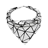 杜屋トヤ　ベビー用品　食事用スタイ　よだれかけ　ビブ　スナップ　コットン　かわいい　柔らかい　三角　　出産祝い　プレゼント　保育園 (S)