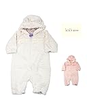 【子供服】 kids zoo (キッズズー) 耳付モケットカバーオール 70cm，80cm W64700