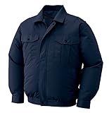 空調服　空調風神服 サンエス　長袖ワークブルゾン　（ファンなし/ブルゾンのみ）　≪099‐KU90540≫ (5L, 3-ネイビー)