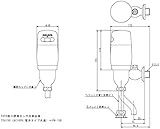 デルマン(DELMAN)　壁埋め込み型小便器センサ再生キット REBORN(リボーン)　VH-150　専用パネル正方形　（TOTO TEA150対応）