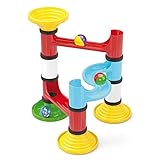 Quercetti Migoga Junior Marble Run First Ball Track Set for Ages 18 Months + (Made in Italy)[並行輸入品]