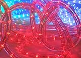 CBConcept 120VLR16.4FT-R RED 16.4 Feet 110V-120V 2-Wire 1/2 LED Rope Light, 1.0 LED Spacing; Christm