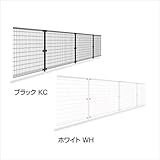 三協アルミ　ユメッシュR型　間仕切り支柱タイプ　フェンス本体　2008　【スチールフェンス　柵】 　グリーン【特注色】