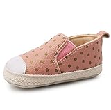 z-t幼児女の子男の子靴ベビーMoccsキュートドットPU幼児用スニーカーPrewalker 3色 カラー: ピンク