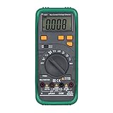 KKmoon　デジタルLCDマルチメータ　デジタルマルチメータ　DC AC電圧/電流計/抵抗/周波数/ダイオードテスター/温度測定/オート/マニュアルレンジNCV機能
